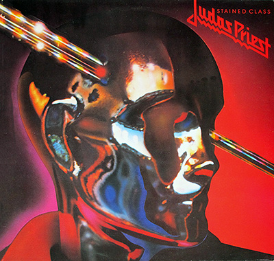 JUDAS PRIEST - Stained Glass album front cover vinyl record